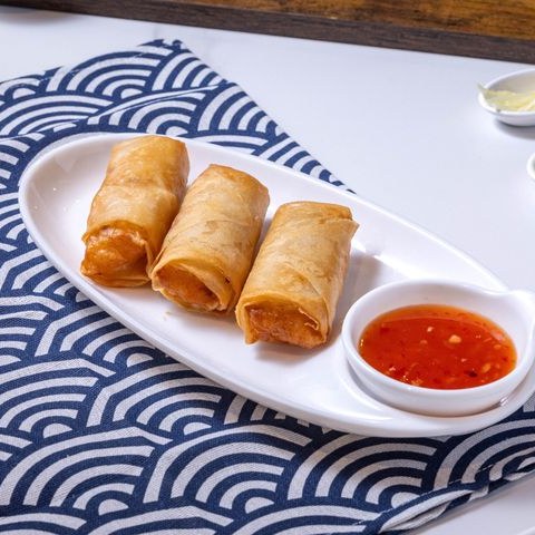 Deep Fried Shrimp Rolls w/ Garlic