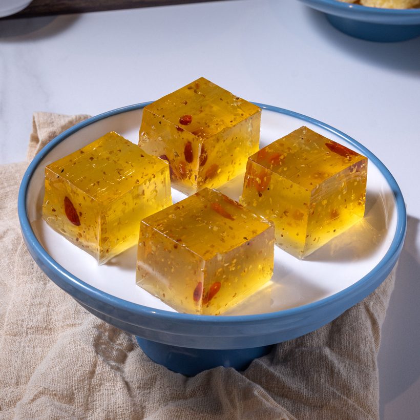 Osmanthus & Goji Berry Pudding
