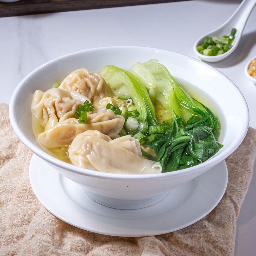 Pork & Shrimp Wontons Noodle Soup