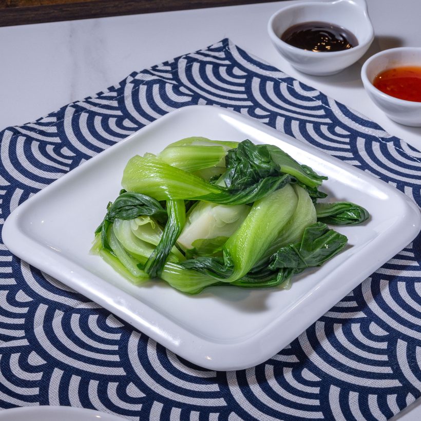 Steamed Baby Bok Choi w/ Oyster Sauce